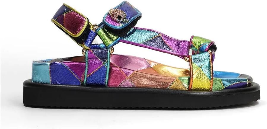 Kurt Geiger London Orson platte sandalen Blauw