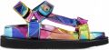 Kurt Geiger London Orson gevoerde sandalen Blauw - Blauw