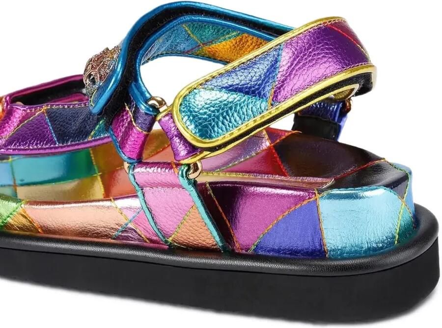 Kurt Geiger London Orson gevoerde sandalen Blauw - Foto 4