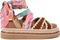 Kurt Geiger London Orson sandalen met gekruiste bandjes Bruin - Bruin
