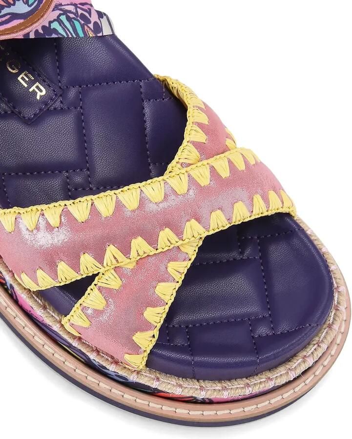 Kurt Geiger London Orson wikkelsandalen met vlinderprint Roze - Foto 2