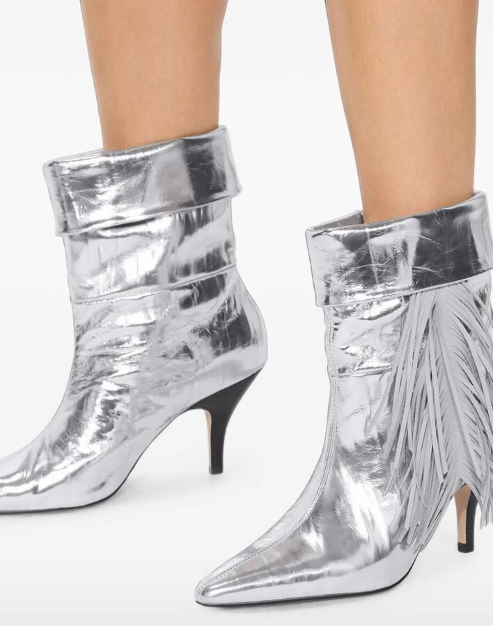 Kurt Geiger London Piccadilly Slouch laarzen Zilver - Foto 4