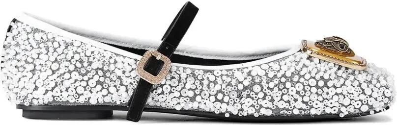 Kurt Geiger London Pimllico ballerina's Zilver