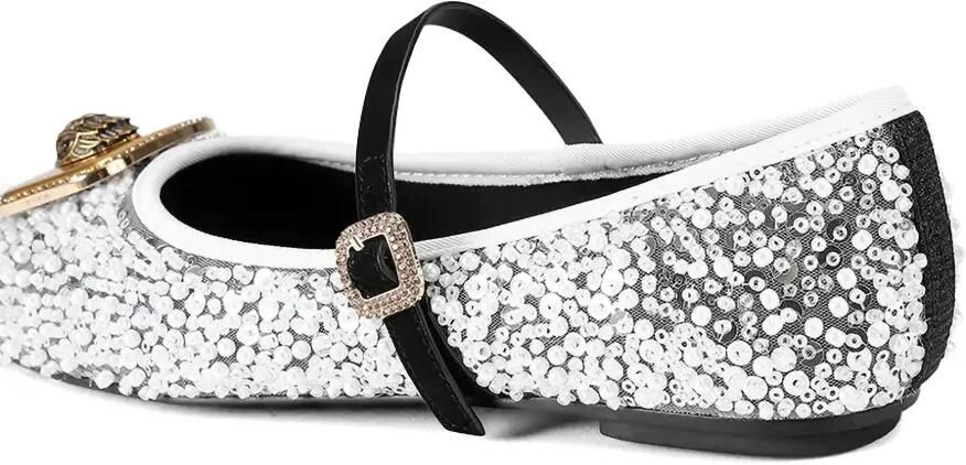 Kurt Geiger London Pimllico ballerina's Zilver - Foto 5