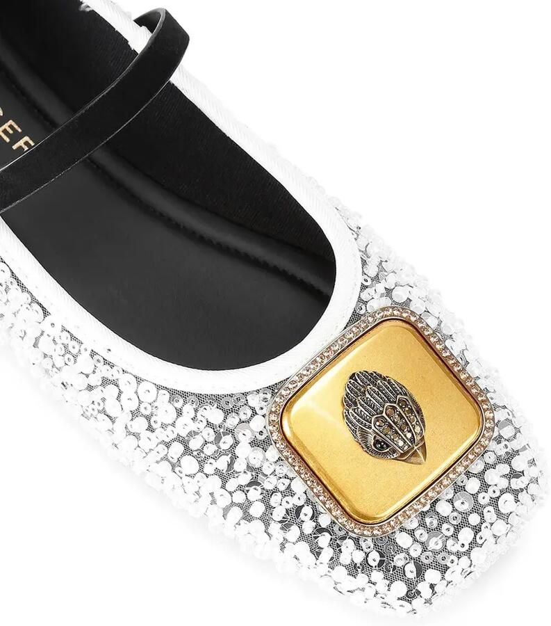 Kurt Geiger London Pimllico ballerina's Zilver - Foto 2