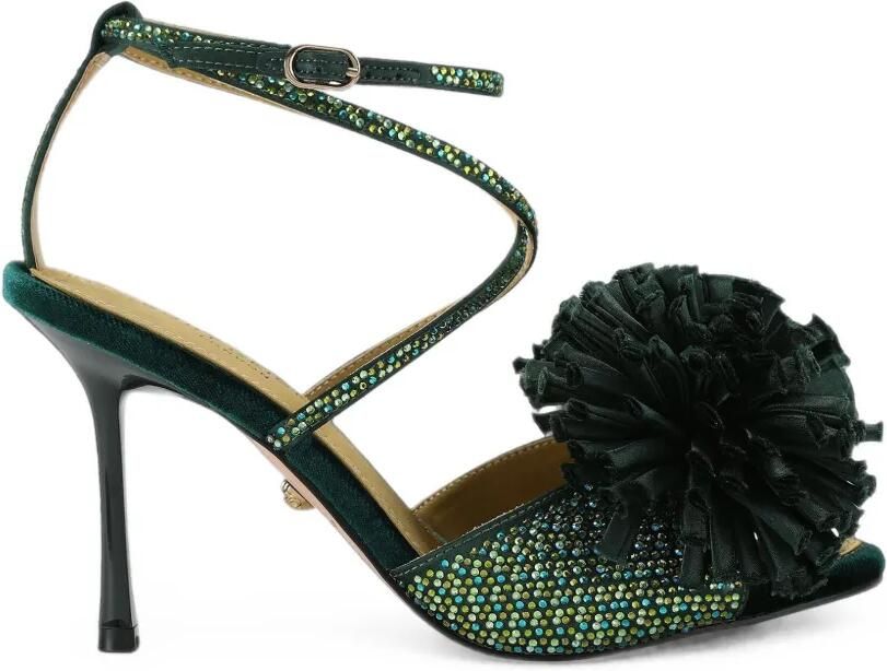 Kurt Geiger London Pom sandalen met hak Groen