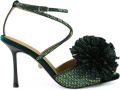 Kurt Geiger London Pom sandalen met hak Groen - Groen