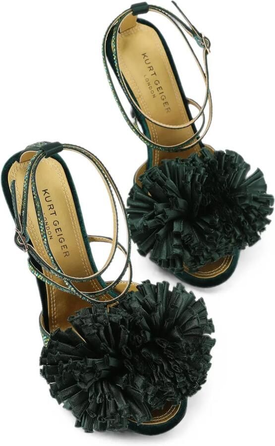 Kurt Geiger London Pom sandalen met hak Groen - Foto 5