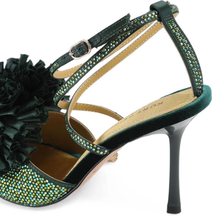 Kurt Geiger London Pom sandalen met hak Groen - Foto 2