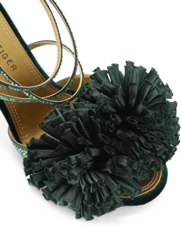 Kurt Geiger London Pom sandalen met hak Groen - Foto 3