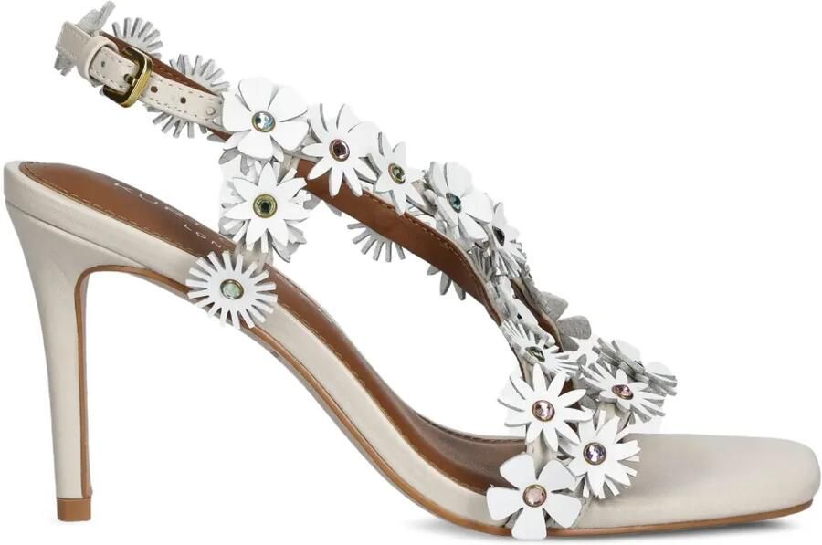Kurt Geiger London Pumps met bloemapplicatie Wit