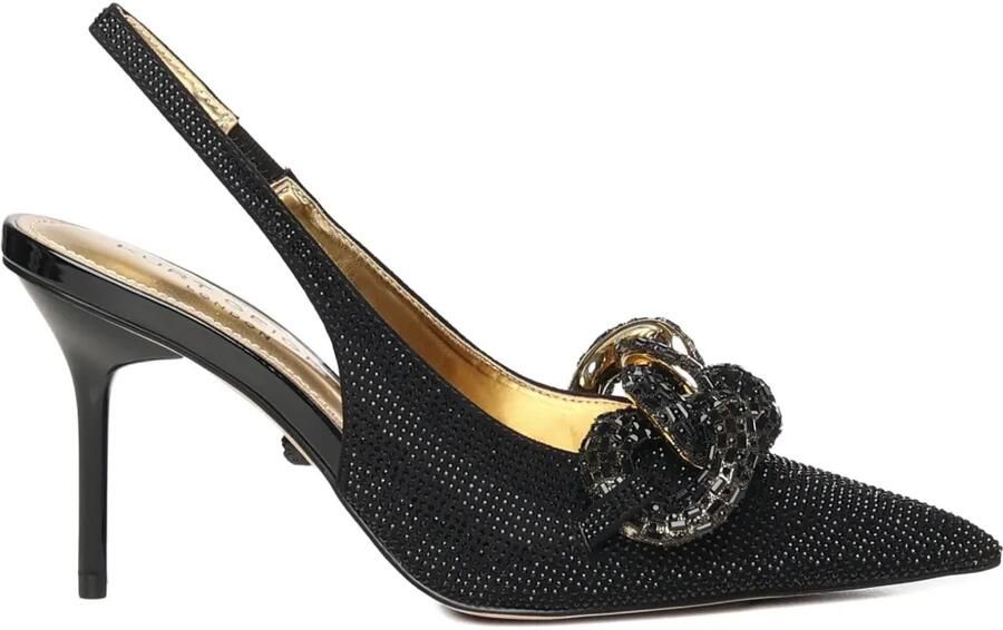 Kurt Geiger London Pumps verfraaid met ketting en hak Zwart