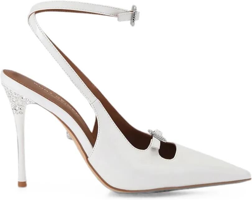 Kurt Geiger London Pumps verfraaid met kristal Wit