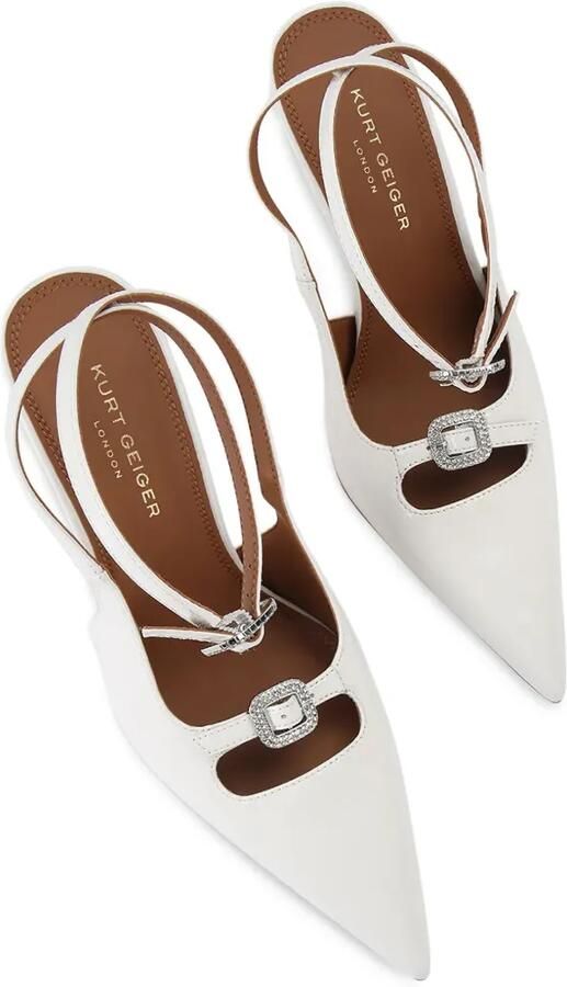 Kurt Geiger London Pumps verfraaid met kristal Wit - Foto 4