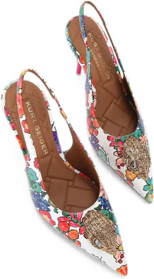 Kurt Geiger London Pumps verfraaid met kristallen en bloemenprint Wit - Foto 5