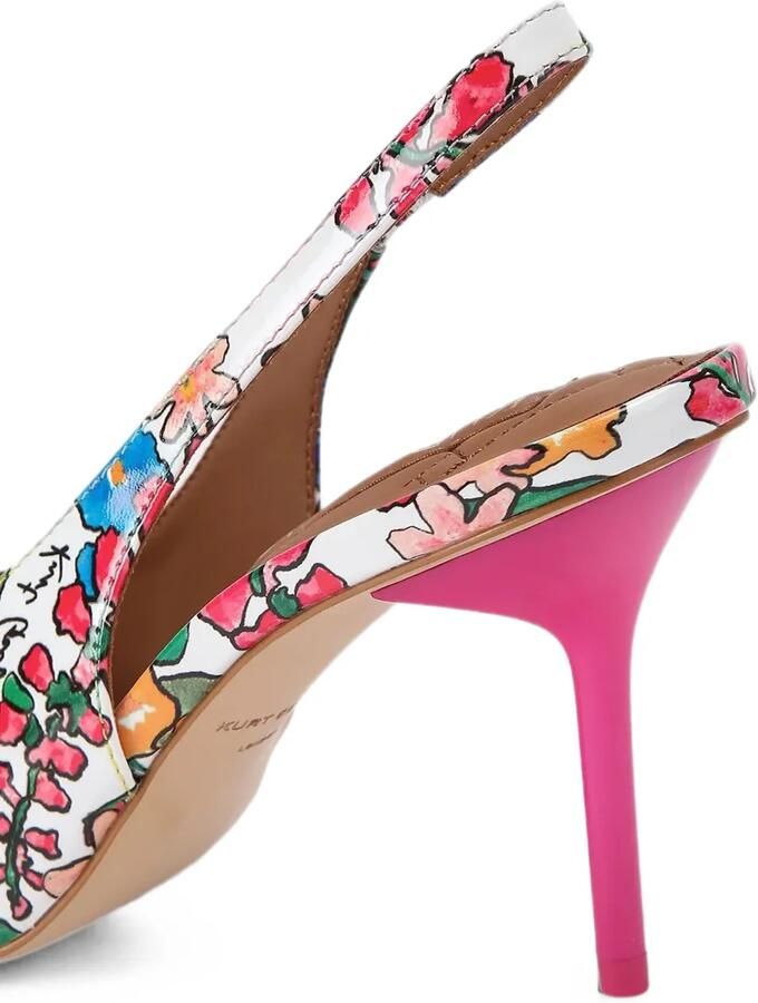 Kurt Geiger London Pumps verfraaid met kristallen en bloemenprint Wit - Foto 2