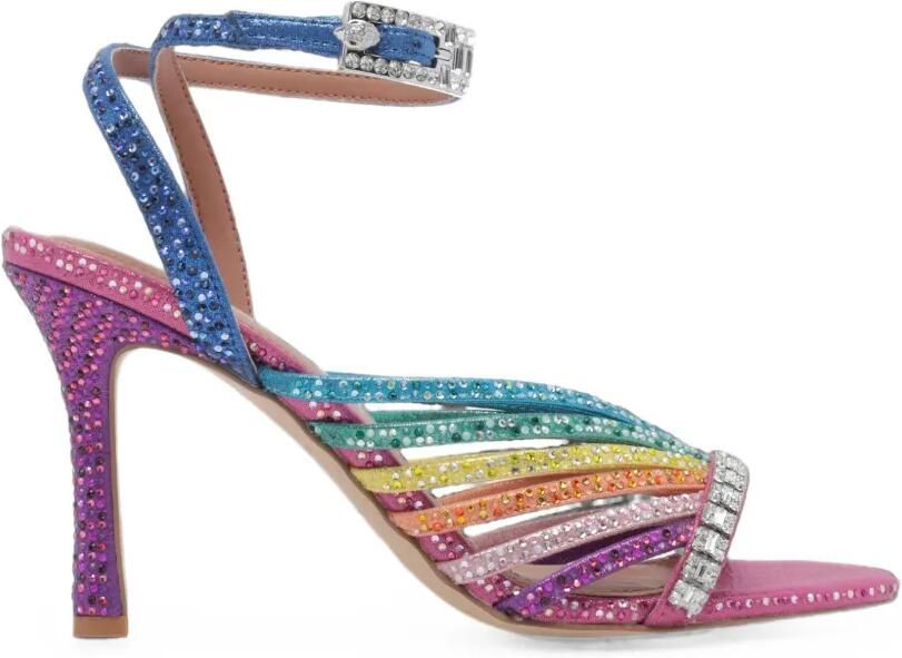 Kurt Geiger London Sandalen met bandjes en kristallen Roze