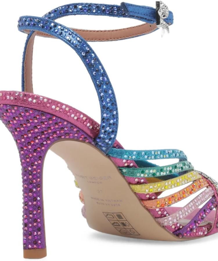 Kurt Geiger London Sandalen met bandjes en kristallen Roze - Foto 2