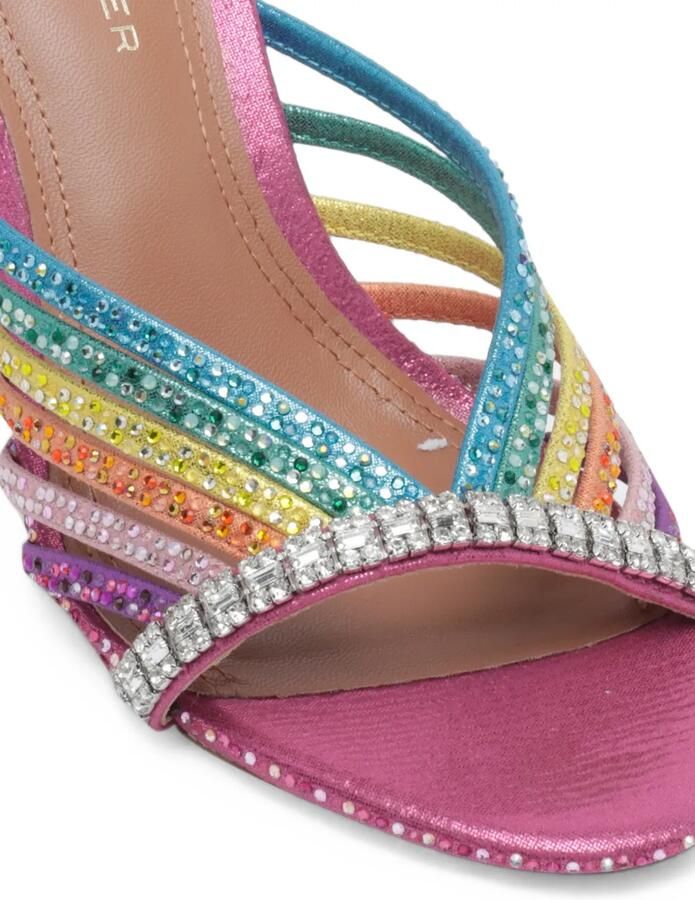 Kurt Geiger London Sandalen met bandjes en kristallen Roze - Foto 3