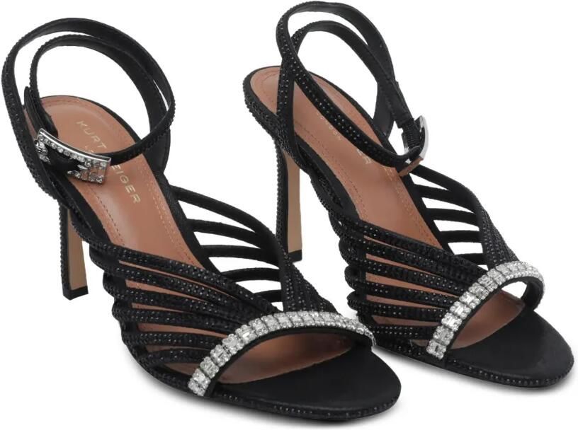 Kurt Geiger London Sandalen met bandjes en kristallen Zwart - Foto 3