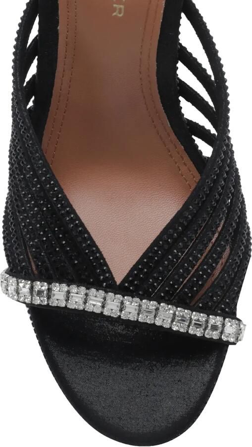 Kurt Geiger London Sandalen met bandjes en kristallen Zwart - Foto 4