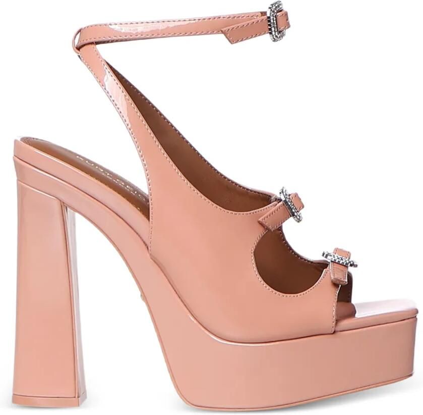 Kurt Geiger London Sandalen met gesp en plateauzool Roze