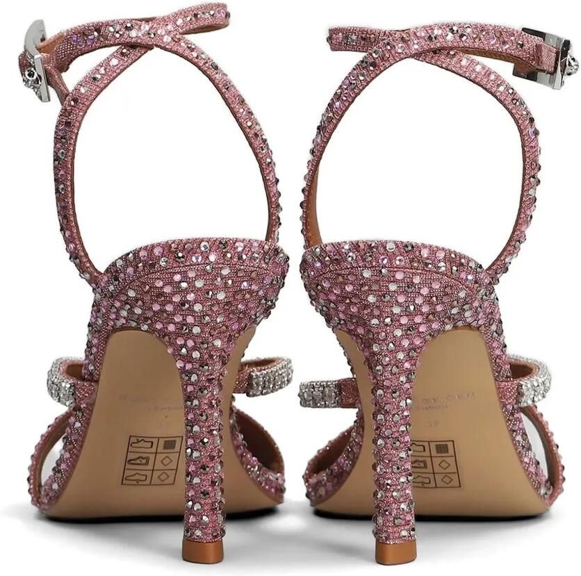 Kurt Geiger London Sandalen met kristallen bandje Roze