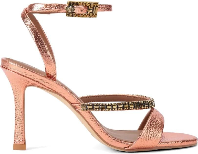 Kurt Geiger London Sandalen met kristallen bandje Roze