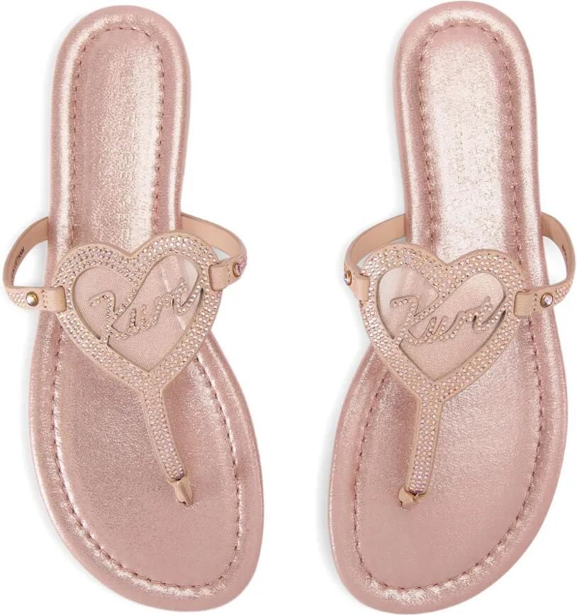 Kurt Geiger London Sandalen met kristallen hart en T-bandje Roze - Foto 2
