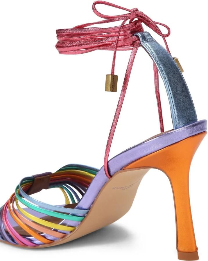 Kurt Geiger London Sandalen met meerdere bandjes Paars - Foto 3