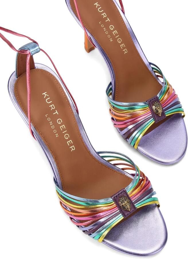 Kurt Geiger London Sandalen met meerdere bandjes Paars - Foto 4