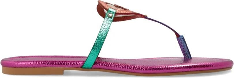 Kurt Geiger London Sandalen met T-bandje en hart Roze