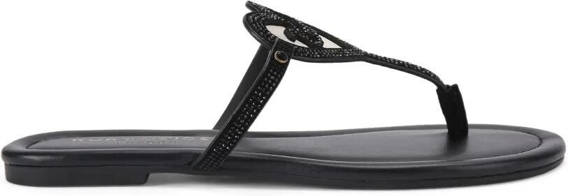 Kurt Geiger London Sandalen verfraaid met hart en T-bar Zwart