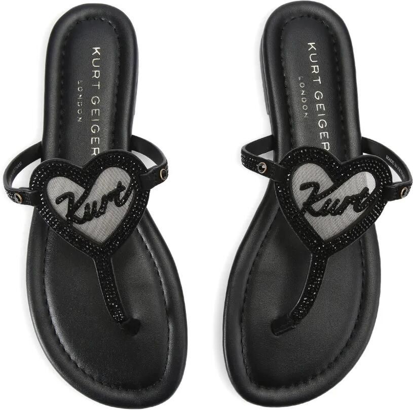 Kurt Geiger London Sandalen verfraaid met hart en T-bar Zwart - Foto 2