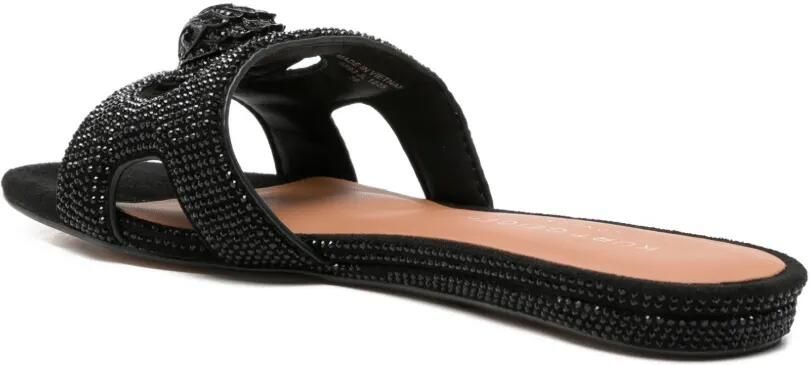 Kurt Geiger London Sandalen verfraaid met kristallen en adelaarshoofd Zwart - Foto 3