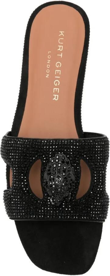 Kurt Geiger London Sandalen verfraaid met kristallen en adelaarshoofd Zwart - Foto 2