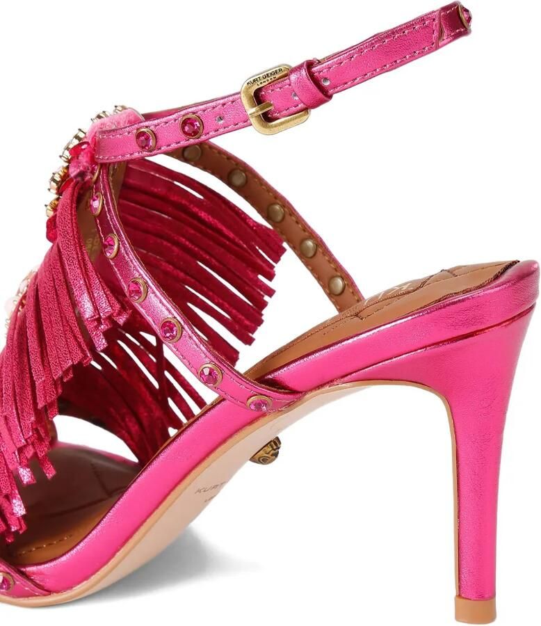 Kurt Geiger London Sandalen verfraaid met kristallen en franje Roze - Foto 2