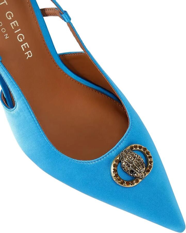 Kurt Geiger London Slingback pumps met plakkaat Blauw - Foto 3