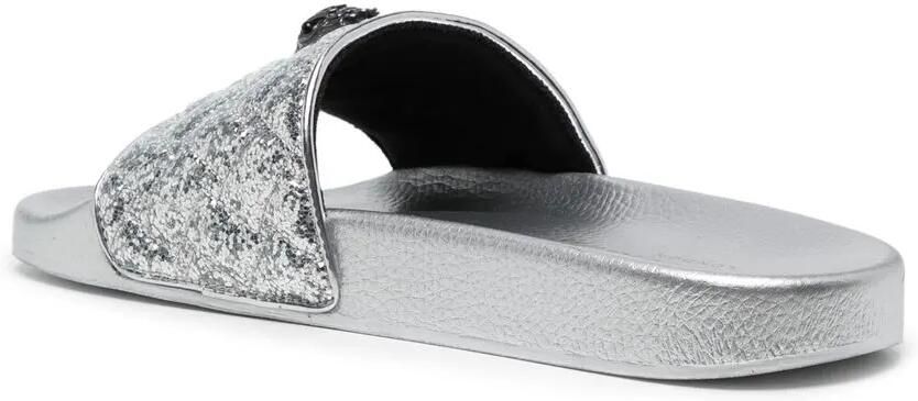 Kurt Geiger London Slippers met open neus Zilver - Foto 2