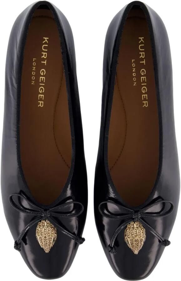Kurt Geiger London Sloane Eagle ballerina's Zwart