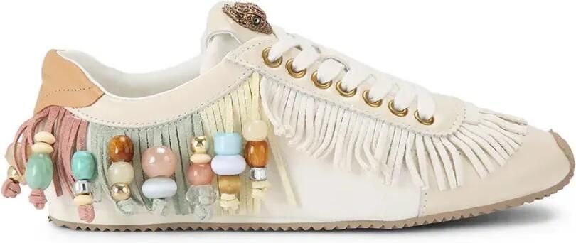 Kurt Geiger London Sneakers met franje en kralen Beige - Foto 5