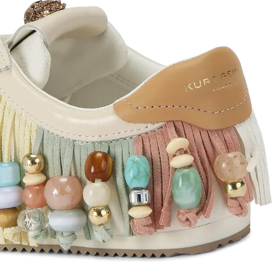 Kurt Geiger London Sneakers met franje en kralen Beige - Foto 2