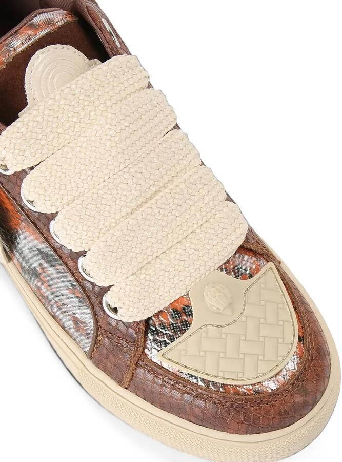 Kurt Geiger London Sneakers met logoprint Bruin - Foto 4