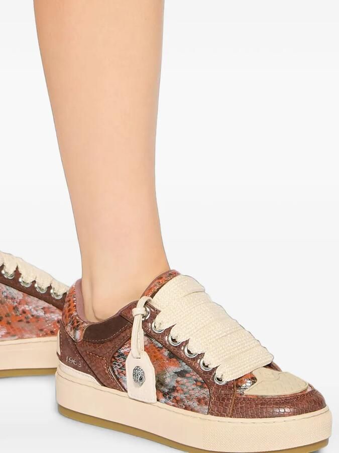 Kurt Geiger London Sneakers met logoprint Bruin - Foto 3