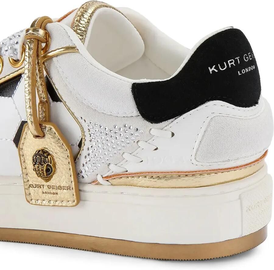 Kurt Geiger London Sneakers verfraaid met kristallen Wit - Foto 2