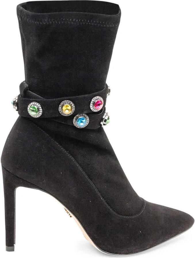 Kurt Geiger London Sofia suède laarzen Zwart