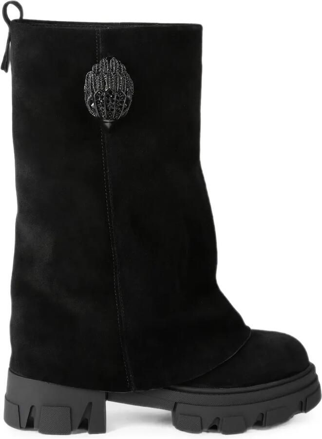 Kurt Geiger London Stomp omgeslagen laarzen Zwart