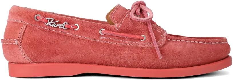 Kurt Geiger London Suède bootschoenen met strik Roze