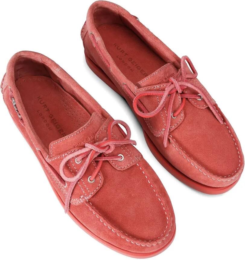 Kurt Geiger London Suède bootschoenen met strik Roze - Foto 2
