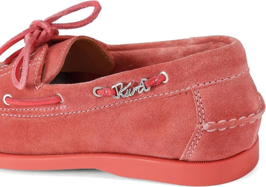 Kurt Geiger London Suède bootschoenen met strik Roze - Foto 4